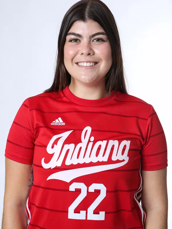 BLOOMINGTON, IN - August 07, 2023 - goalkeeper Shannon McNally #22 of the Indiana Hoosiers during Media Day IU Field Hockey Complex in Bloomington, IN. Photo By Gretta Cohoon/Indiana Athletics