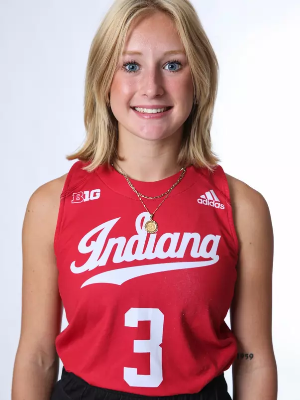 BLOOMINGTON, IN - August 07, 2023 - forward Kayla Kiwak #3 of the Indiana Hoosiers during Media Day IU Field Hockey Complex in Bloomington, IN. Photo By Gretta Cohoon/Indiana Athletics