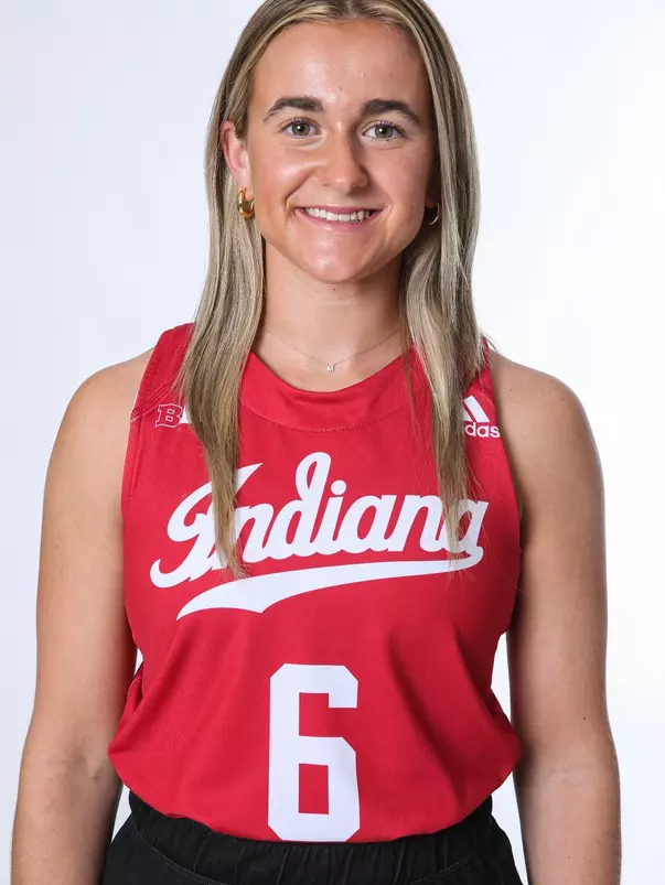 BLOOMINGTON, IN - August 07, 2023 - forward Meghan Dillon #6 of the Indiana Hoosiers during Media Day IU Field Hockey Complex in Bloomington, IN. Photo By Gretta Cohoon/Indiana Athletics