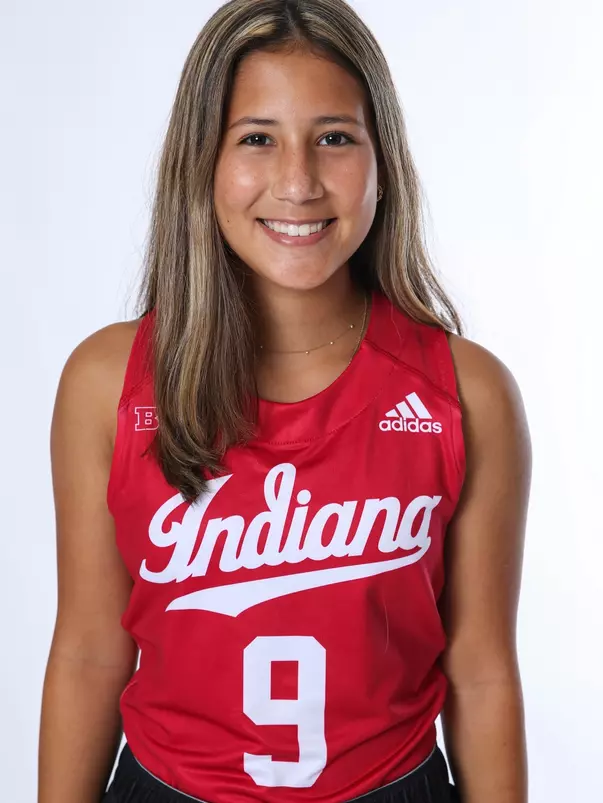 BLOOMINGTON, IN - August 07, 2023 - forward/midfield Ava Winner #9 during Media Day IU Field Hockey Complex in Bloomington, IN. Photo By Gretta Cohoon/Indiana Athletics