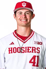 BLOOMINGTON, IN - NOVEMBER 13, 2023 - left-handed pitcher Ty Bothwell #41 of the Indiana Hoosiers during Photo Day in Bloomington, IN.