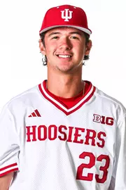 BLOOMINGTON, IN - NOVEMBER 13, 2023 - infielder Joey Brenczewski #23 of the Indiana Hoosiers during Photo Day in Bloomington, IN.