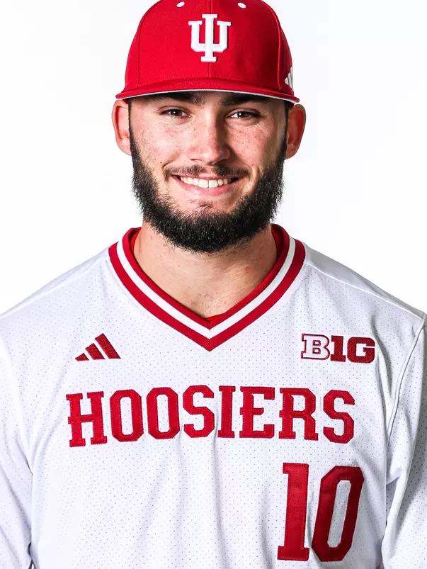 BLOOMINGTON, IN - NOVEMBER 13, 2023 - outfielder Morgan Colopy #10 of the Indiana Hoosiers during Photo Day in Bloomington, IN.