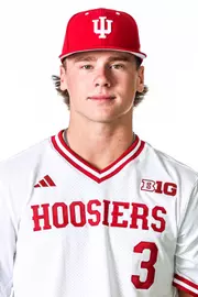 BLOOMINGTON, IN - NOVEMBER 13, 2023 - outfielder Carter Mathison #3 of the Indiana Hoosiers during Photo Day in Bloomington, IN.