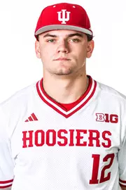 BLOOMINGTON, IN - NOVEMBER 13, 2023 - infielder Cal Sefcik #12 of the Indiana Hoosiers during Photo Day in Bloomington, IN.