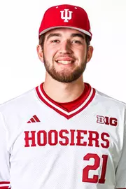 BLOOMINGTON, IN - NOVEMBER 13, 2023 - right-hand pitcher Jacob Vogel of the Indiana Hoosiers during Photo Day in Bloomington, IN.