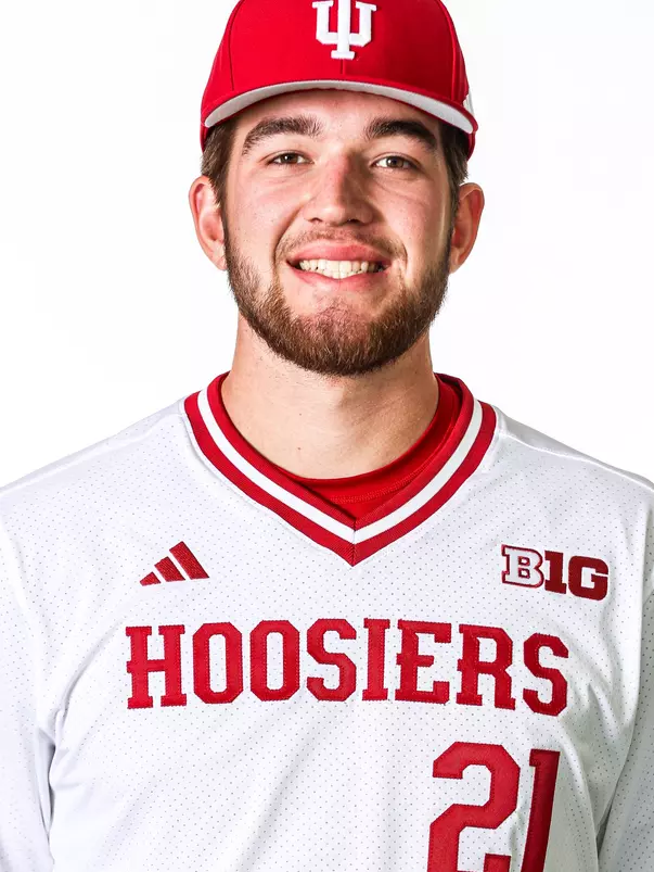 BLOOMINGTON, IN - NOVEMBER 13, 2023 - right-hand pitcher Jacob Vogel of the Indiana Hoosiers during Photo Day in Bloomington, IN.