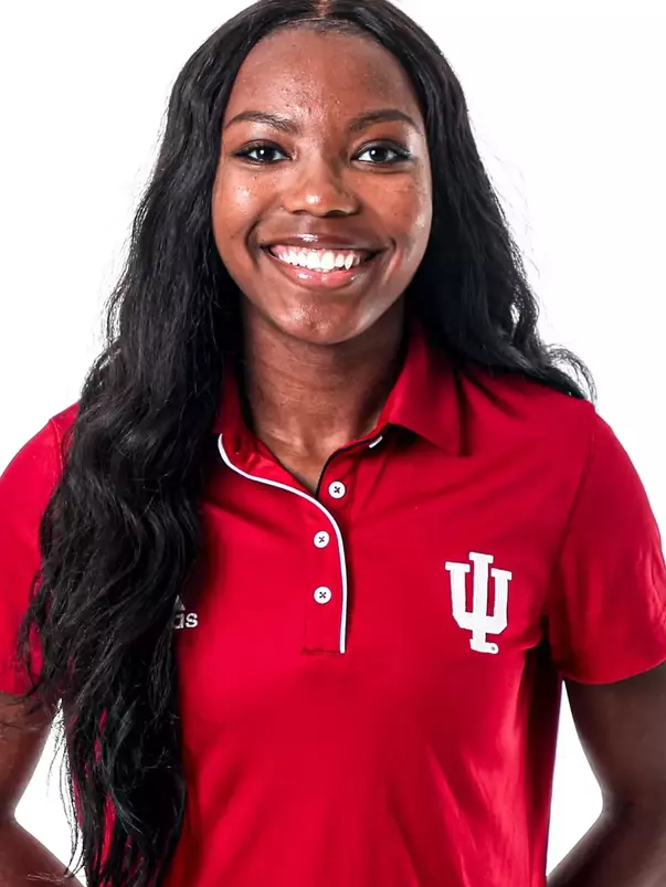BLOOMINGTON, IN - September 10, 2024 - Aliyah Johnson during Media Day in Bloomington, IN. Photo By Chris Conaway/Indiana Athletics