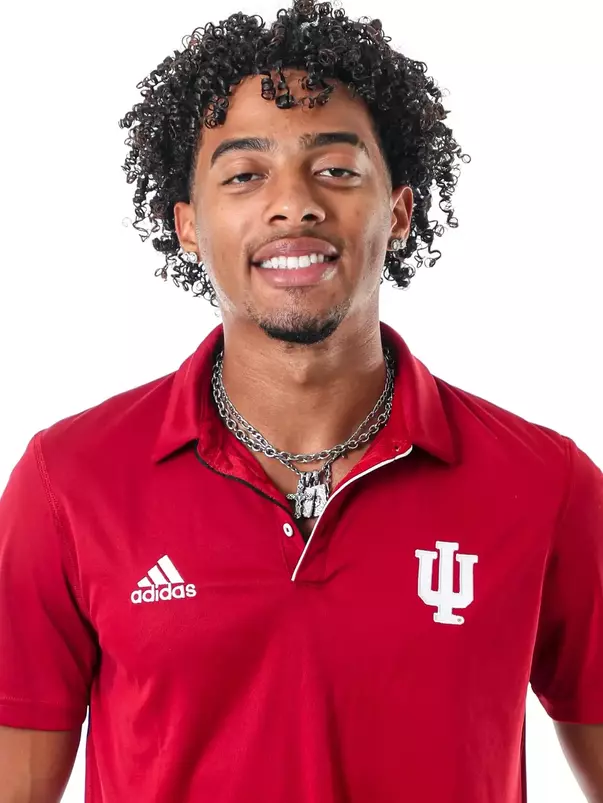 BLOOMINGTON, IN - September 10, 2024 - Novo Onovwerosuoke during Media Day in Bloomington, IN. Photo By Chris Conaway/Indiana Athletics