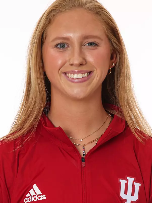 BLOOMINGTON, IN - February 06, 2024 - Emily Kerce during the rowing media day in Bloomington, IN. Photo By Dalton Wainscott/Indiana Athletics