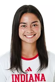 BLOOMINGTON, IN - July 24, 2025 - defender Olivia Albert #4 of the Indiana Hoosiers during media day at Simon Skjodt Assembly Hall in Bloomington, IN. Photo By Luke Miller/Indiana Athletics