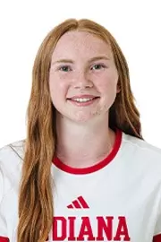 BLOOMINGTON, IN - July 24, 2025 - defender Piper Coffield #22 of the Indiana Hoosiers during media day at Simon Skjodt Assembly Hall in Bloomington, IN. Photo By Luke Miller/Indiana Athletics