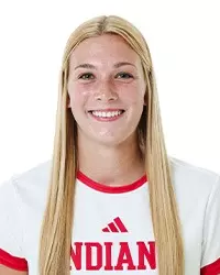 BLOOMINGTON, IN - July 24, 2025 - forward Marisa Grzesiak #12 of the Indiana Hoosiers during media day at Simon Skjodt Assembly Hall in Bloomington, IN. Photo By Luke Miller/Indiana Athletics