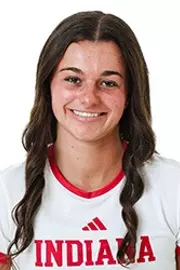 BLOOMINGTON, IN - July 24, 2025 - defender Annabelle "Bella" Haggerty #3 of the Indiana Hoosiers during media day at Simon Skjodt Assembly Hall in Bloomington, IN. Photo By Luke Miller/Indiana Athletics