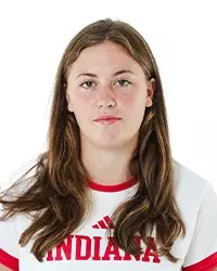 BLOOMINGTON, IN - July 24, 2025 - defender Abbey Iler #19 of the Indiana Hoosiers during media day at Simon Skjodt Assembly Hall in Bloomington, IN. Photo By Luke Miller/Indiana Athletics