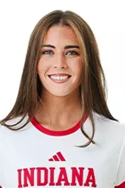 BLOOMINGTON, IN - July 24, 2025 - midfielder Maggie Ledwith #26 of the Indiana Hoosiers during media day at Simon Skjodt Assembly Hall in Bloomington, IN. Photo By Luke Miller/Indiana Athletics