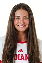 BLOOMINGTON, IN - July 24, 2025 - midfielder Kennedy Neighbors #2 of the Indiana Hoosiers during media day at Simon Skjodt Assembly Hall in Bloomington, IN. Photo By Luke Miller/Indiana Athletics