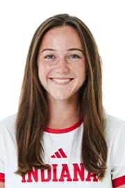 BLOOMINGTON, IN - July 24, 2025 - midfielder Olivia Smith #14 of the Indiana Hoosiers during media day at Simon Skjodt Assembly Hall in Bloomington, IN. Photo By Luke Miller/Indiana Athletics