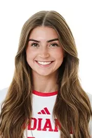 BLOOMINGTON, IN - July 24, 2025 - defender/midfielder Ella Stanley #10 of the Indiana Hoosiers during media day at Simon Skjodt Assembly Hall in Bloomington, IN. Photo By Luke Miller/Indiana Athletics