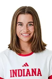 BLOOMINGTON, IN - July 24, 2025 - defender Mary Kate Sullivan #15 of the Indiana Hoosiers during media day at Simon Skjodt Assembly Hall in Bloomington, IN. Photo By Luke Miller/Indiana Athletics