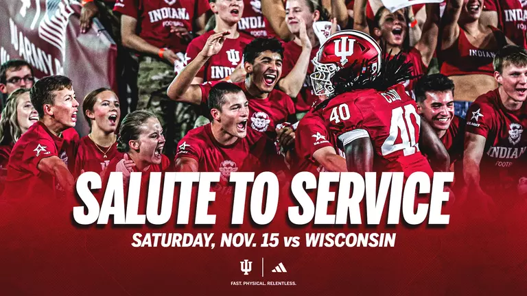 Free IU Football Tickets Available for Veterans, First Responders as Part of IU Football’s Military Appreciation Game on Nov. 15