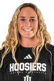 BLOOMINGTON, IN - January 13, 2026 - attacker Savannah Batchelor of the Indiana Hoosiers during water polo media day at Simon Skjodt Assembly Hall in Bloomington, Indiana. Photo by Spencer Meyer/Indiana Athletics