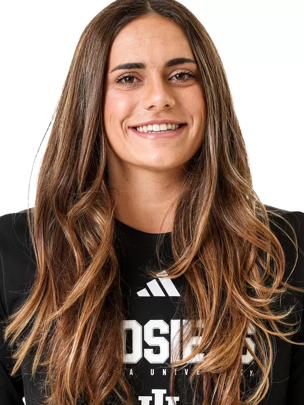 BLOOMINGTON, IN - January 13, 2026 - attacker Olivia Harris #17 of the Indiana Hoosiers during water polo media day at Simon Skjodt Assembly Hall in Bloomington, Indiana. Photo by Spencer Meyer/Indiana Athletics
