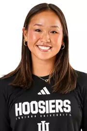 BLOOMINGTON, IN - January 13, 2026 - attacker Audrina Kang #2 of the Indiana Hoosiers during water polo media day at Simon Skjodt Assembly Hall in Bloomington, Indiana. Photo by Spencer Meyer/Indiana Athletics