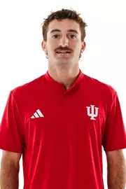 BLOOMINGTON, IN - September 29, 2026 - Sam Scherer during Men’s Tennis Media Day at the Simon Skjodt Assembly Hall in Bloomington, IN. Photo By Lili Perez/Indiana Athletics