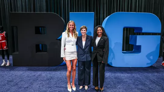 Hoosiers Make Their Rounds At 2026 TIAA Big Ten Women's Basketball Media Day
