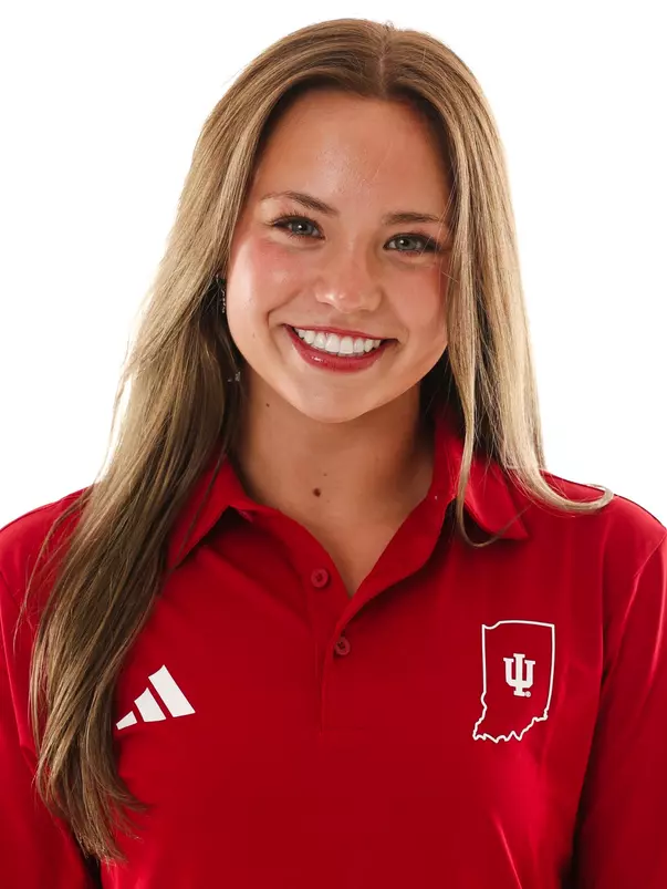 BLOOMINGTON, IN - September 08, 2026 - Emma Belk during media day at Simon Skjodt Assembly Hall in Bloomington, IN. Photo By Luke Miller/Indiana Athletics