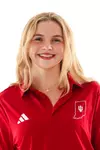 BLOOMINGTON, IN - September 09, 2026 - Paige Downey during media day at Simon Skjodt Assembly Hall in Bloomington, IN. Photo By Luke Miller/Indiana Athletics