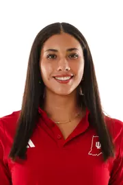 BLOOMINGTON, IN - September 09, 2026 - Lucy Mejia during media day at Simon Skjodt Assembly Hall in Bloomington, IN. Photo By Luke Miller/Indiana Athletics