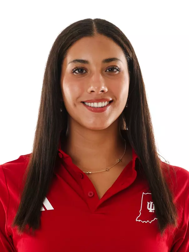 BLOOMINGTON, IN - September 09, 2026 - Lucy Mejia during media day at Simon Skjodt Assembly Hall in Bloomington, IN. Photo By Luke Miller/Indiana Athletics