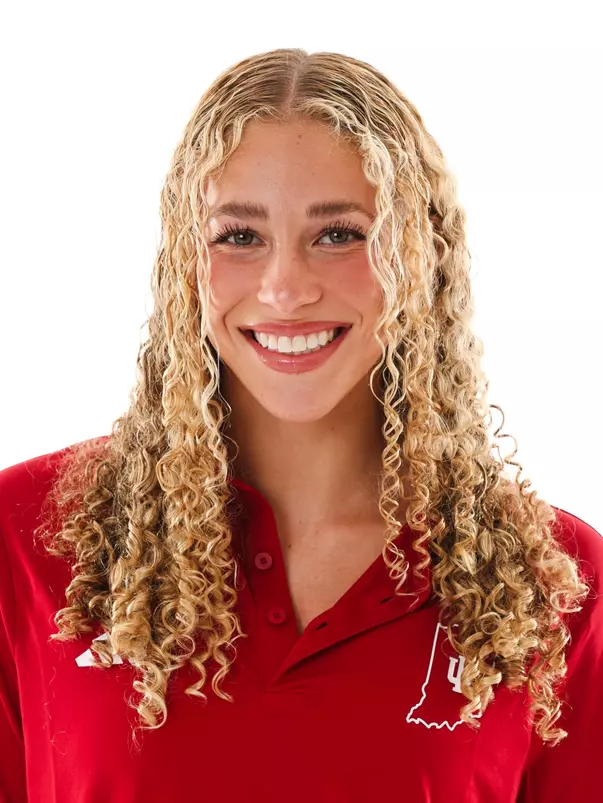 BLOOMINGTON, IN - September 09, 2026 - Ella Roselli during media day at Simon Skjodt Assembly Hall in Bloomington, IN. Photo By Luke Miller/Indiana Athletics
