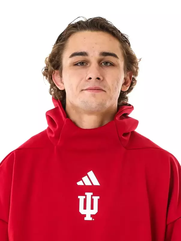 BLOOMINGTON, IN - September 23, 2026 - Logan Frazier of the Indiana Hoosiers during Media Day at Simon Skjodt Assembly Hall in Bloomington, IN. Photo By Easton Zelinsky / Indiana Athletics
