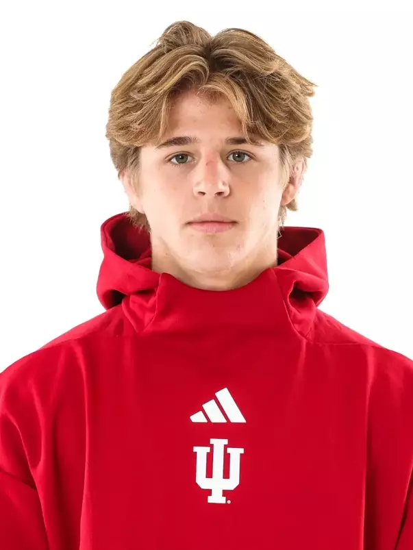 BLOOMINGTON, IN - September 23, 2026 - Gavin Jendreas of the Indiana Hoosiers during Media Day at Simon Skjodt Assembly Hall in Bloomington, IN. Photo By Easton Zelinsky / Indiana Athletics