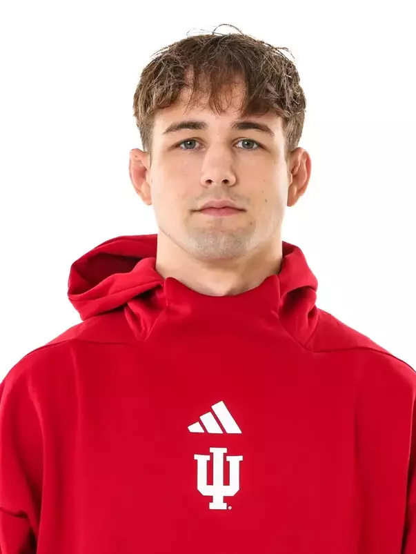 BLOOMINGTON, IN - September 23, 2026 - Anthony Bahl of the Indiana Hoosiers during Media Day at Simon Skjodt Assembly Hall in Bloomington, IN. Photo By Easton Zelinsky / Indiana Athletics