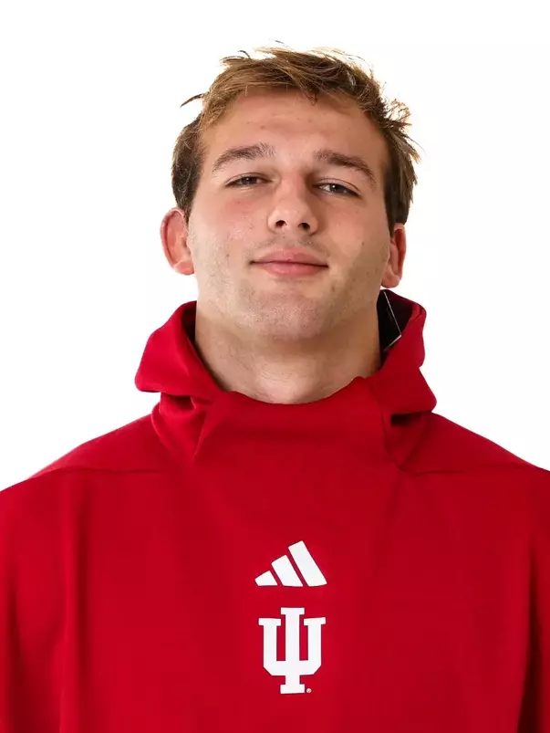 BLOOMINGTON, IN - September 23, 2026 - Caleb Marzolino of the Indiana Hoosiers during Media Day at Simon Skjodt Assembly Hall in Bloomington, IN. Photo By Easton Zelinsky / Indiana Athletics