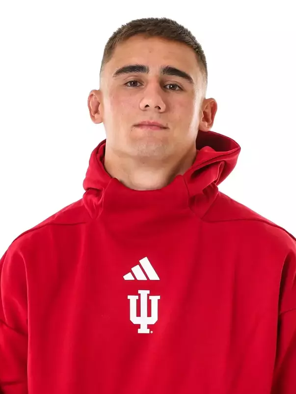 BLOOMINGTON, IN - September 23, 2026 - Lucas Peters of the Indiana Hoosiers during Media Day at Simon Skjodt Assembly Hall in Bloomington, IN. Photo By Easton Zelinsky / Indiana Athletics