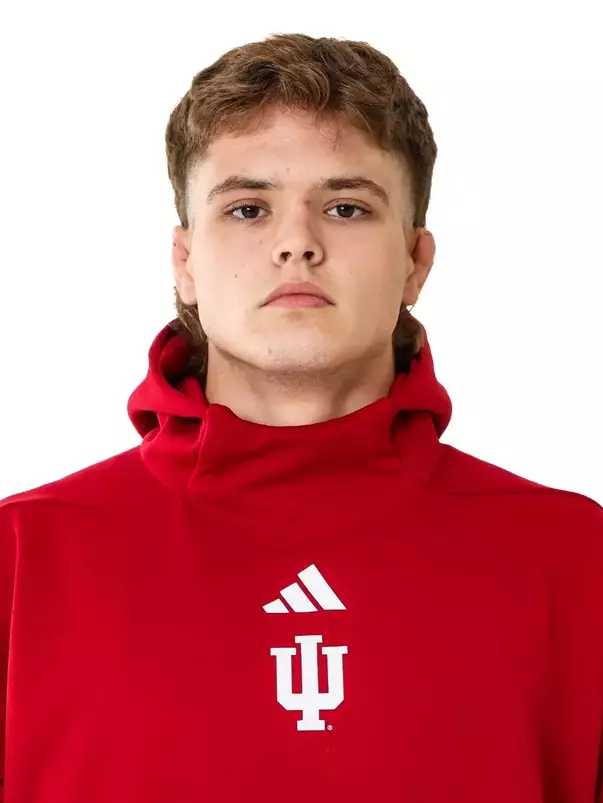 BLOOMINGTON, IN - September 23, 2026 - Hunter Sturgill of the Indiana Hoosiers during Media Day at Simon Skjodt Assembly Hall in Bloomington, IN. Photo By Easton Zelinsky / Indiana Athletics