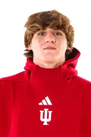 BLOOMINGTON, IN - September 23, 2026 - Jackson Blum of the Indiana Hoosiers during Media Day at Simon Skjodt Assembly Hall in Bloomington, IN. Photo By Easton Zelinsky / Indiana Athletics