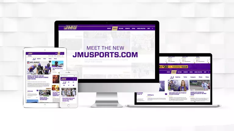 JMU Athletics Launches Redesign of JMUSports.com