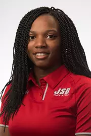 Members of the JSU Track & Field team pose for the 2017 media guide. Bryana Scott.