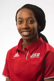 Members of the JSU Track & Field team pose for the 2017 media guide. Kayla Thompson.