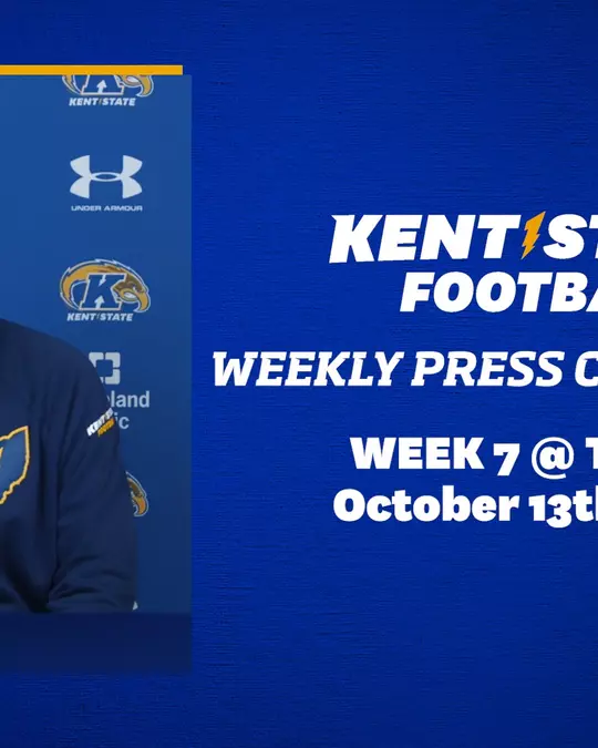 Kent State Football Weekly Press Conference - Week 7 vs Toledo