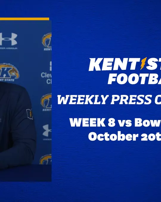 Kent State Football Weekly Press Conference - Week 8 vs Bowling Green