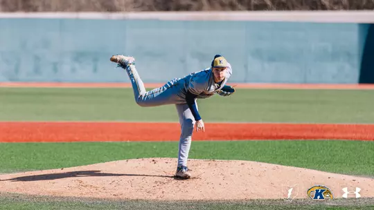 Brody Krzysiak pitching at Wright State