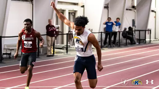 Sean Callahan Jr. in action at the 2026b MAC Indoor Track & Field Championships