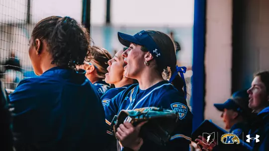 Brynn Libler in dugout vs. UMass 2026